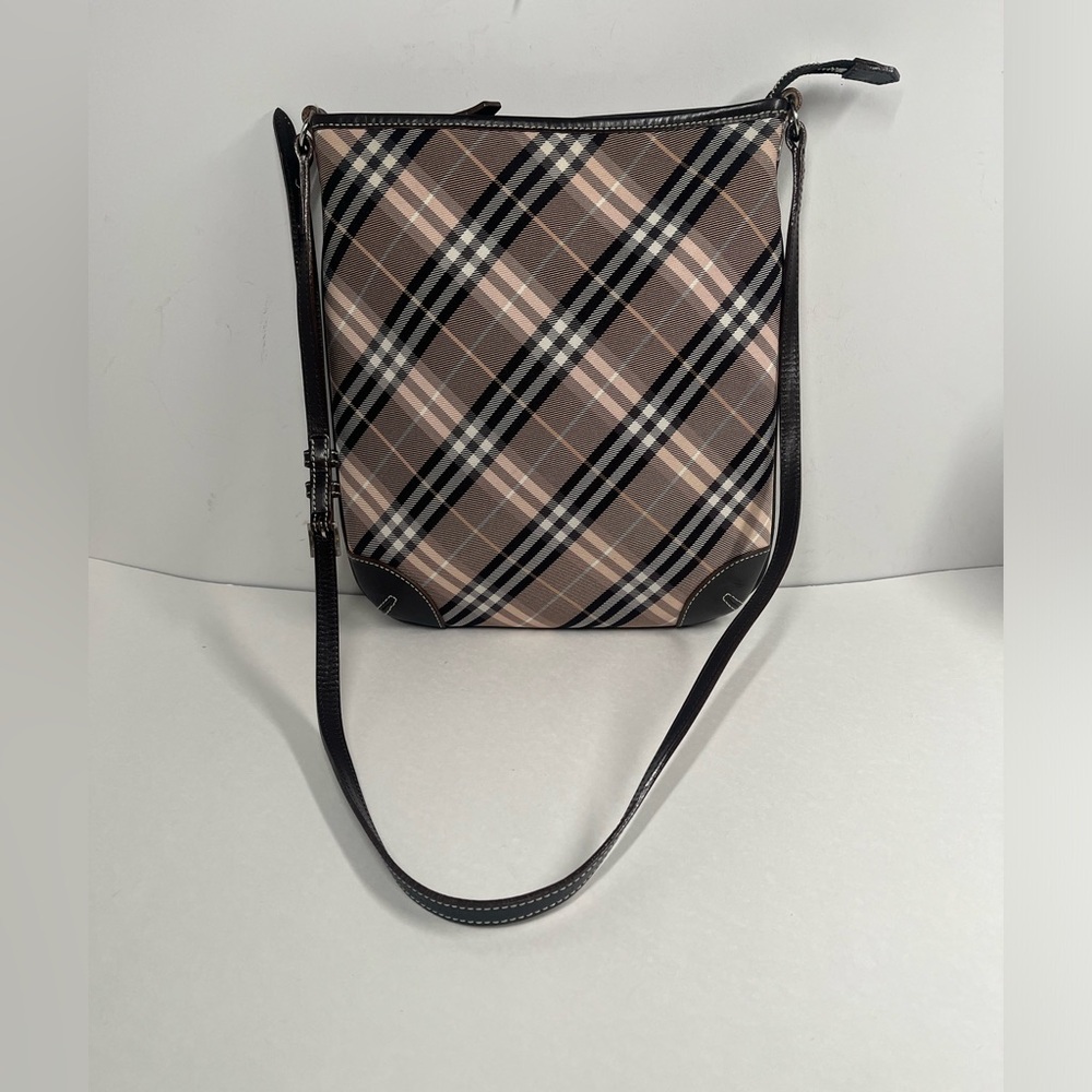 BURBERRY Blue label Nova Check Shoulder Bag In Pink